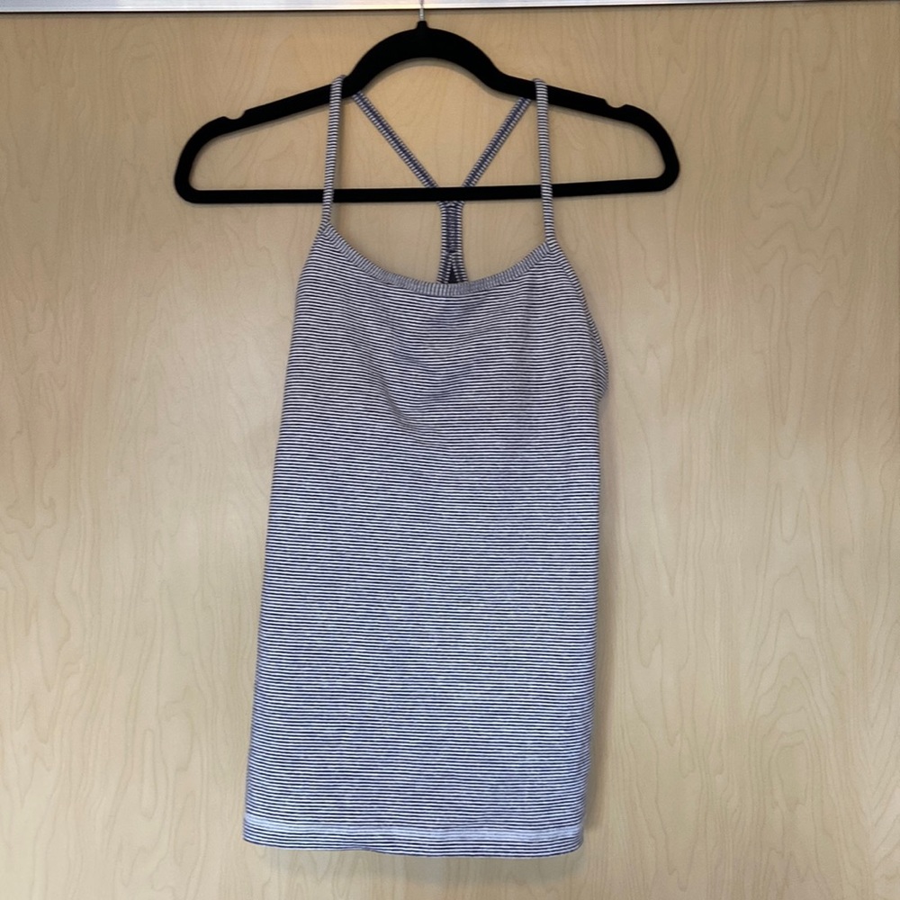 Lululemon striped tank top.